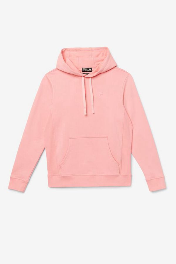 Fila Phoenix French Terry Pullover Women's Hoodies - Salmon,NZ 467-20875